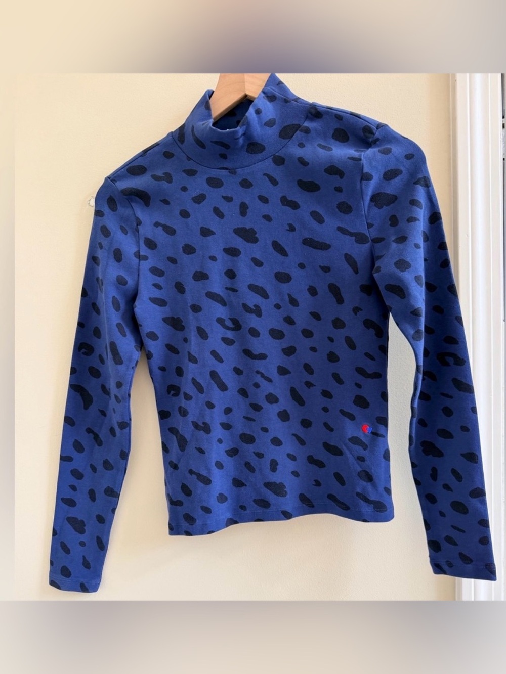 Clare V Le Turtleneck - Faded Marine Jaguar $165